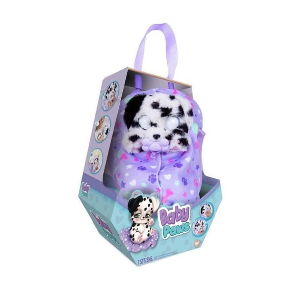 IMC Toys Peluche Baby Paws - mon bébé chien, Dalmatien - IMC Toys