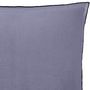 Voir la diapositive 2 : BATON ROUGE Taie d'oreiller 100% lin lavé 160gsm