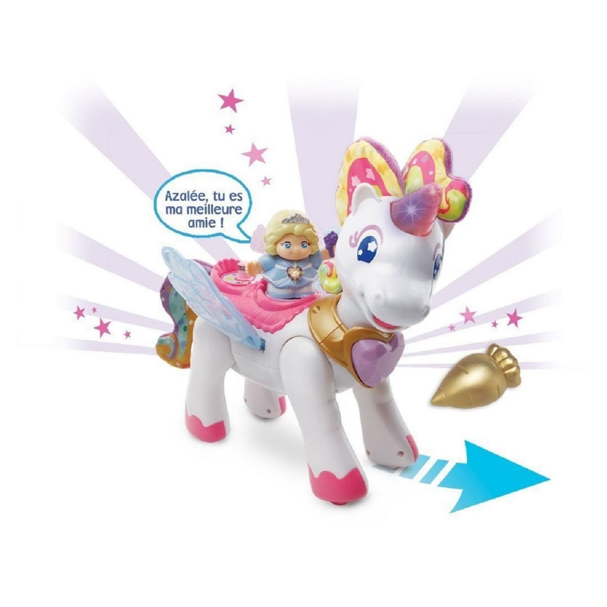 VTECH Azalée la licorne arc-en-ciel enchantée
