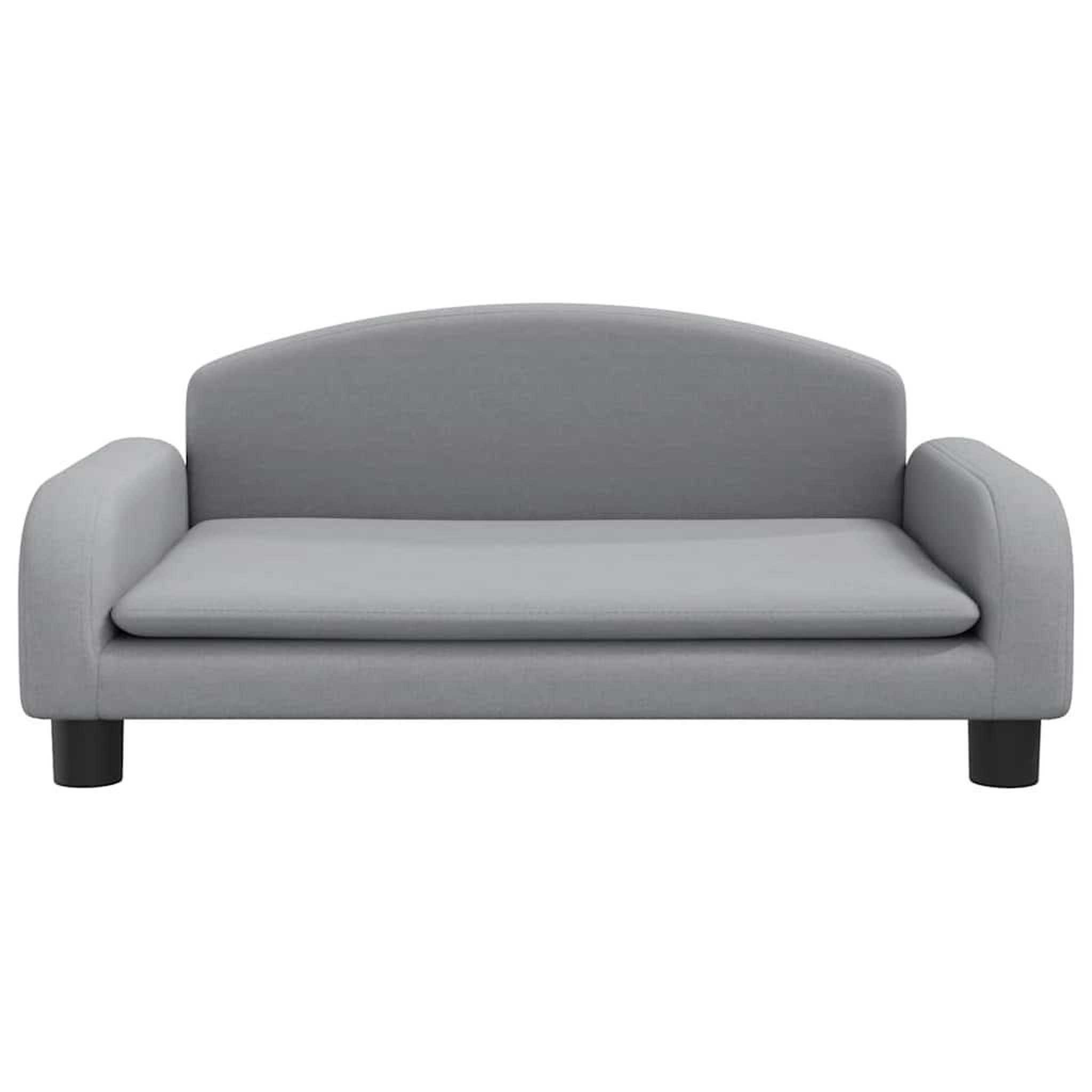 Voir la diapositive 3 : VIDAXL Lit pour chien gris clair 70x45x30 cm tissu