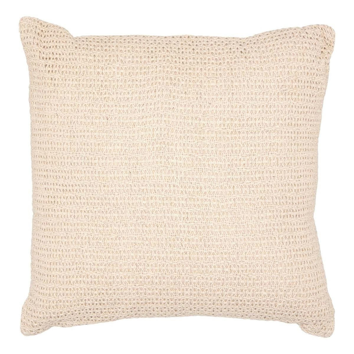 ATMOSPHERA Coussin Déco Uni  Océania  40x40cm Beige