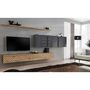 Voir la diapositive 2 : Paris Prix Ensemble Meuble TV  Switch Lamel VII  340cm Naturel & Gris