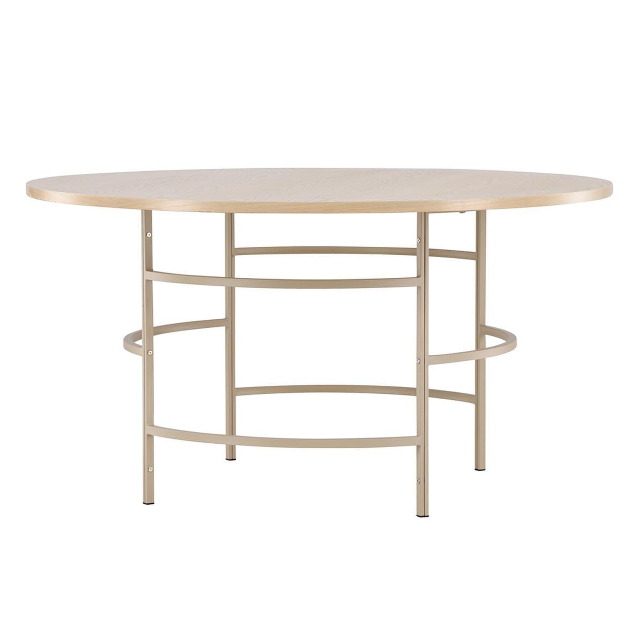 Paris Prix Table à manger ronde  copenhagen  140cm beige