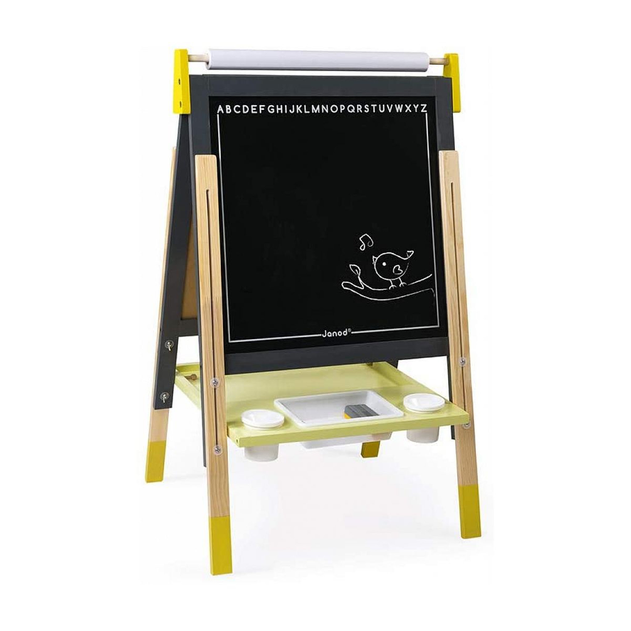 Voir la diapositive 4 : JANOD Tableau reglable gris jaune
