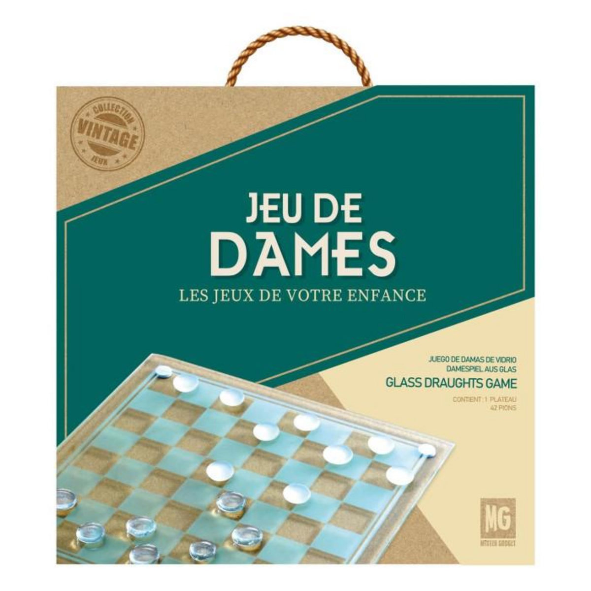 Paris Prix Jeu de Société  Dames  25cm Transparent