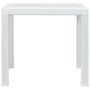 Voir la diapositive 2 : VIDAXL Table de jardin Blanc 79x79x72 cm Plastique Aspect de rotin