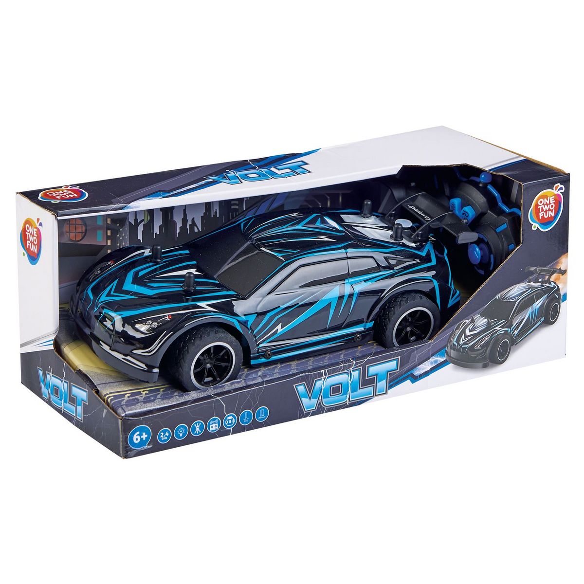 One Two Fun Véhicule radiocommandé Storm électrique bleu