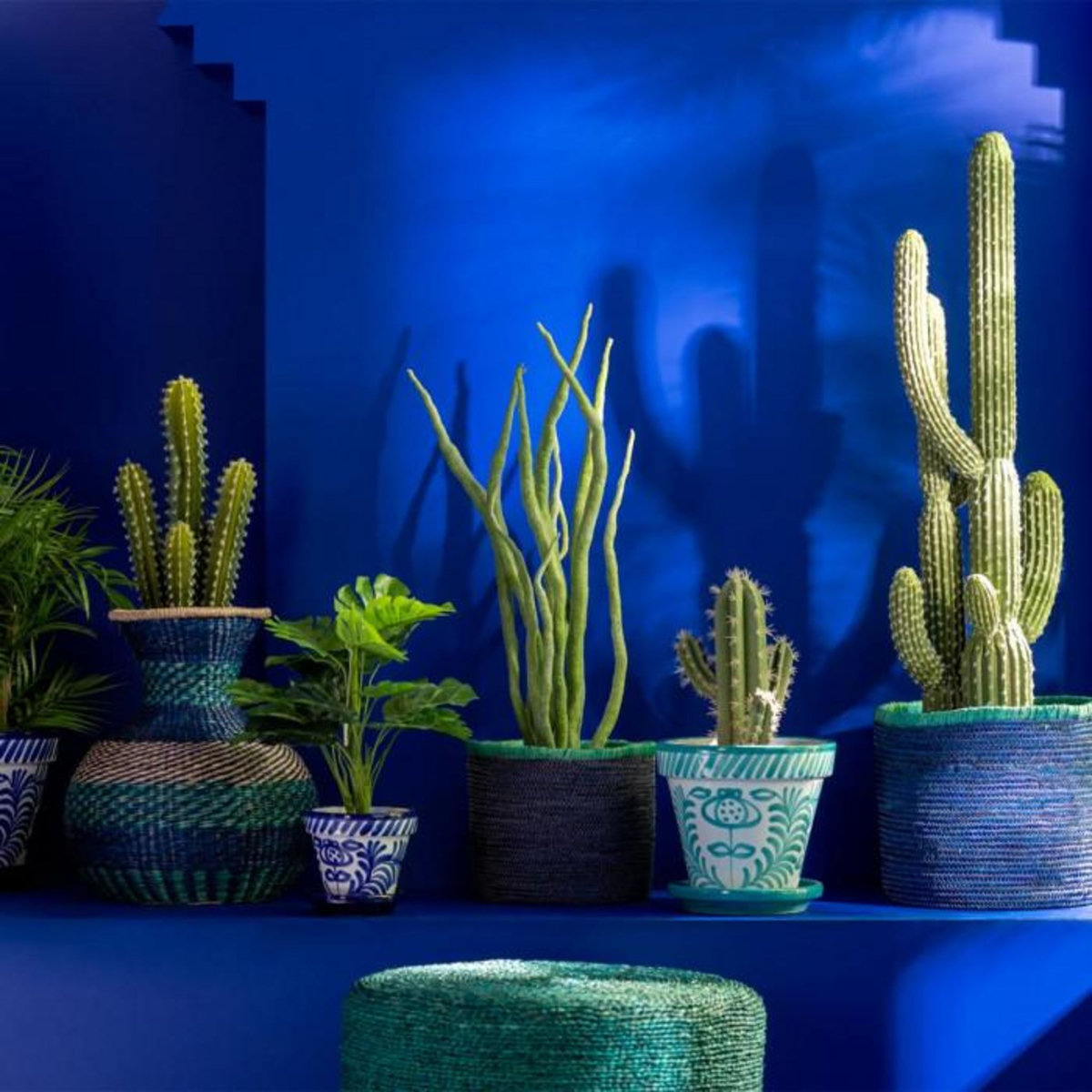 Paris Prix Plante Artificielle en Pot  Grasse  92cm Vert