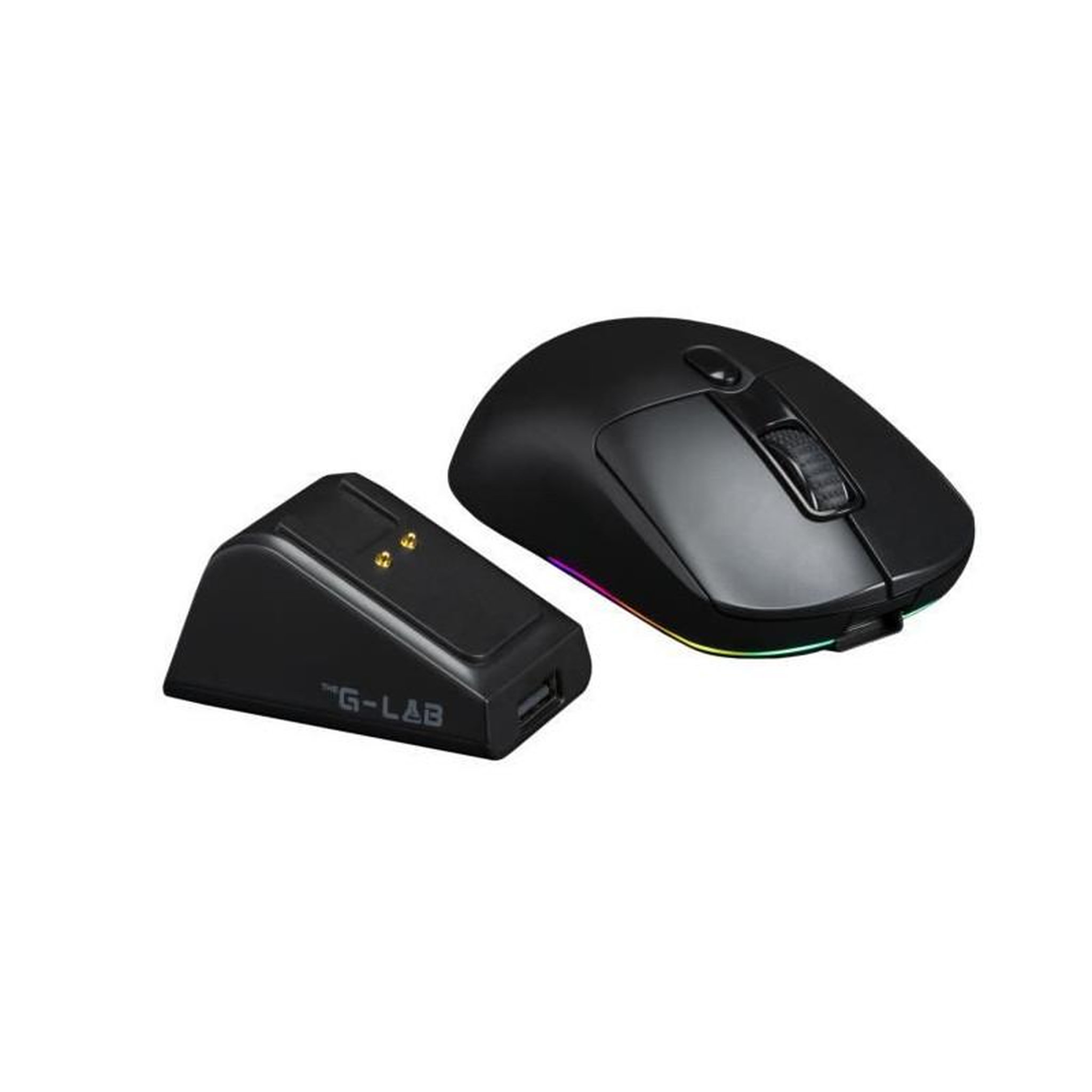 Voir la diapositive 6 : THE G-LAB Souris Gamer Competitif - Avec ou sans fil - The G-Lab - KULT-TITAN - RGB - 12000 DPI - Noir