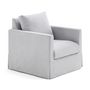 Voir la diapositive 3 : LISA DESIGN Serena - fauteuil déhoussable en tissu