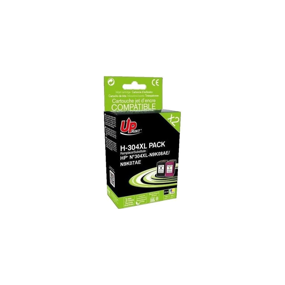 NO BRAND Cartouche d'encre no-name 304XL noir et couleur