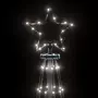 VIDAXL Arbre de Noël cone 310 LED Blanc froid 100x300 cm