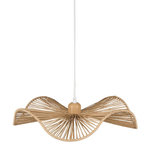 OSTARIA Suspension naturelle beige diamètre 42cm