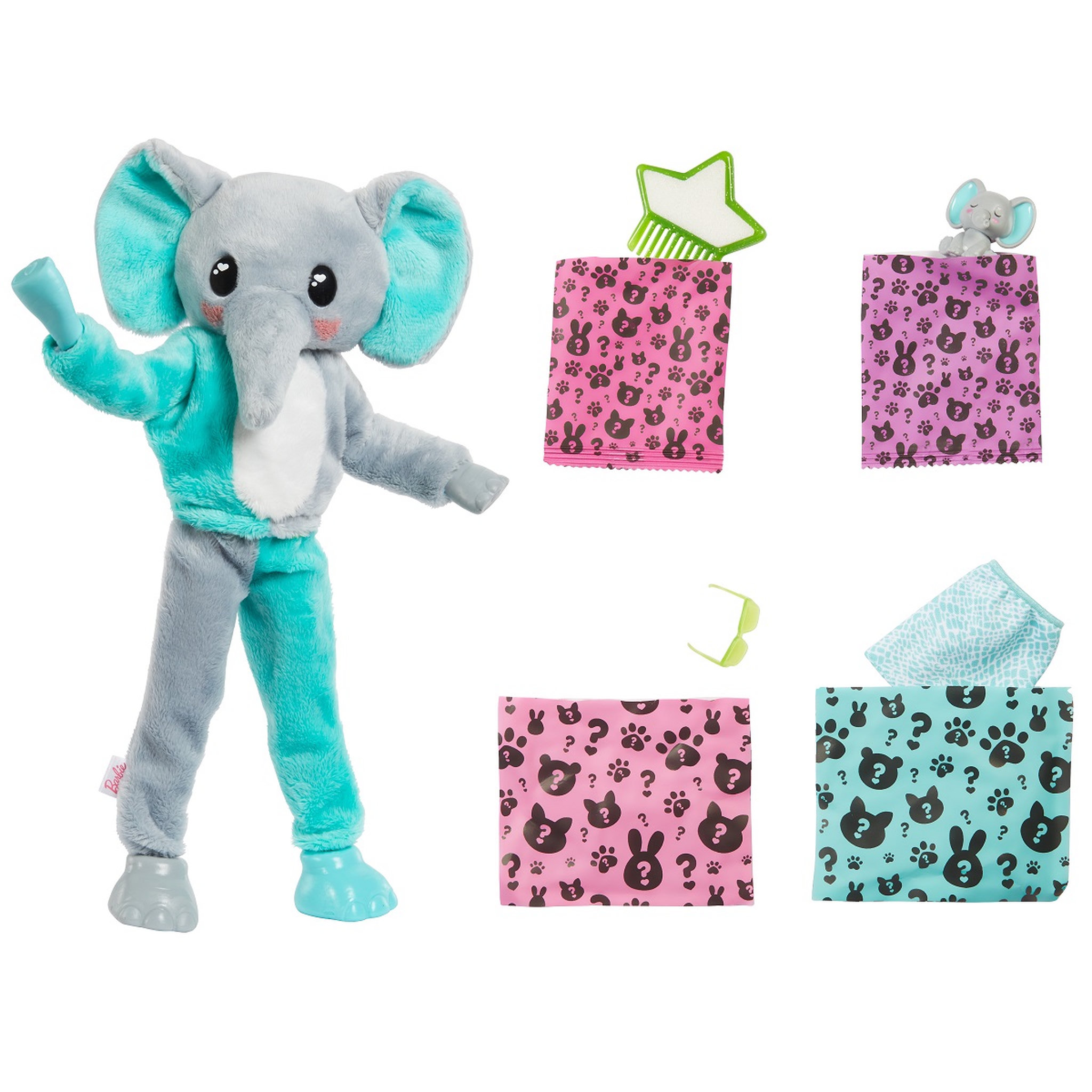Voir la diapositive 4 : BARBIE Poupée Barbie Cutie Reveal Elephant