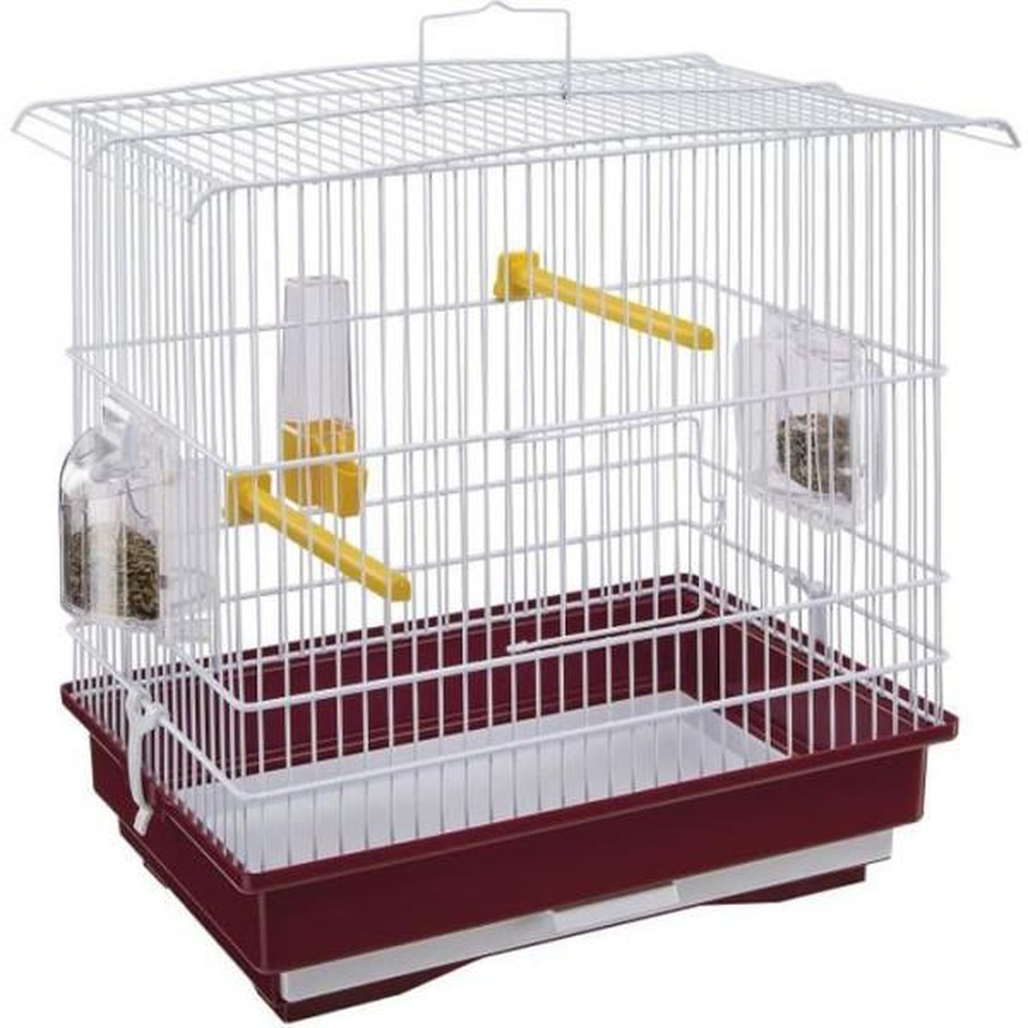 Ferplast Giusy cage pour oiseaux rouge et blanc