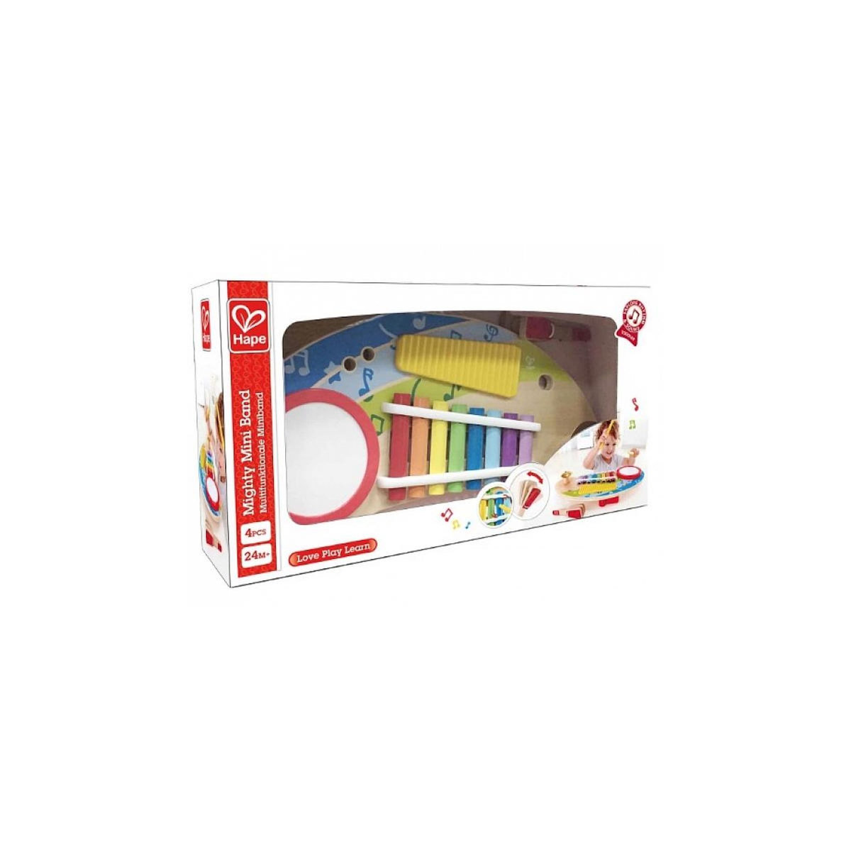 Hape Super mini groupe table multi-instruments Coloré
