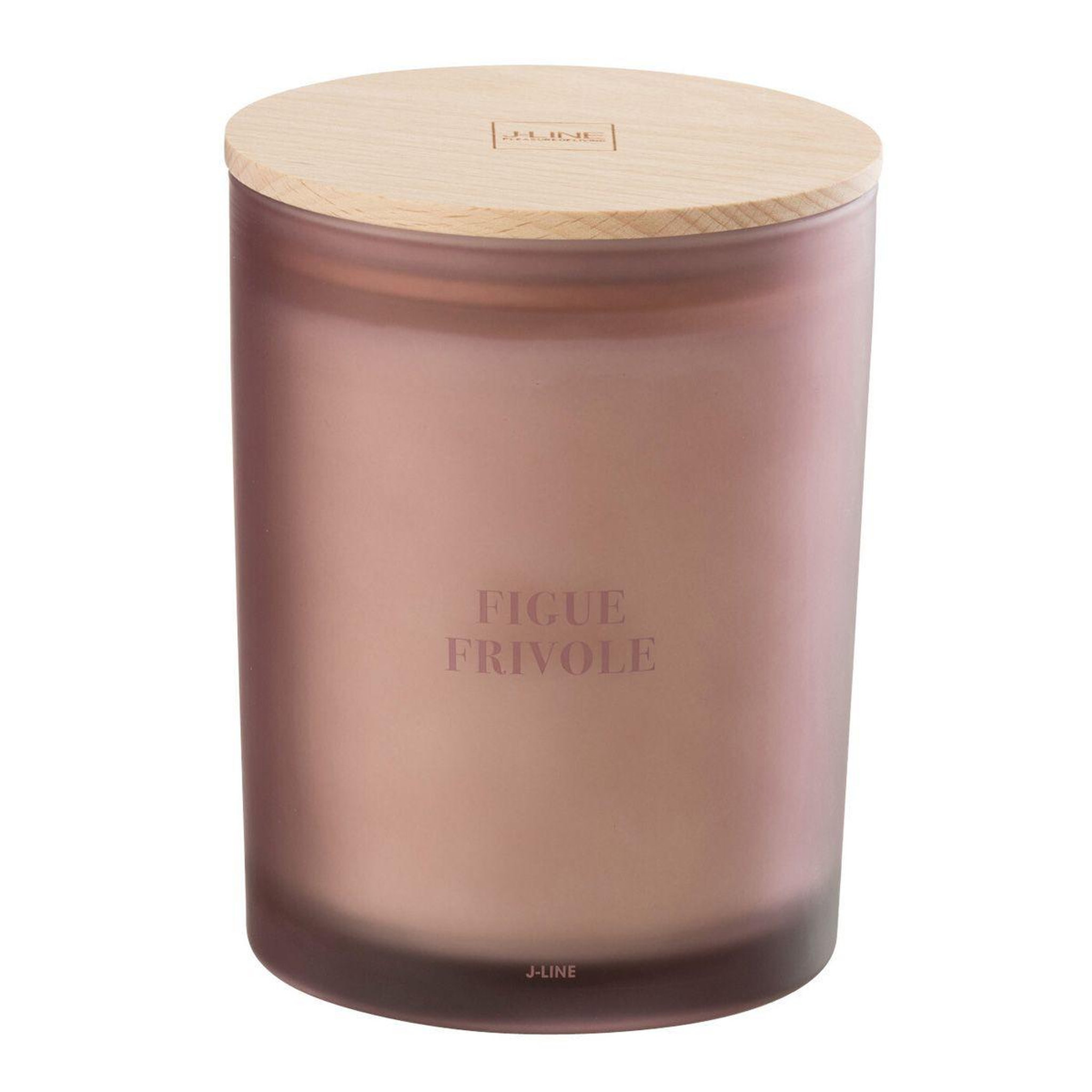 J-LINE Bougie parfumée  accords essentiels  14cm figue frivole