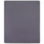 Voir la diapositive 2 : VIDAXL Drap-housse Jersey Anthracite 160x200 cm Coton