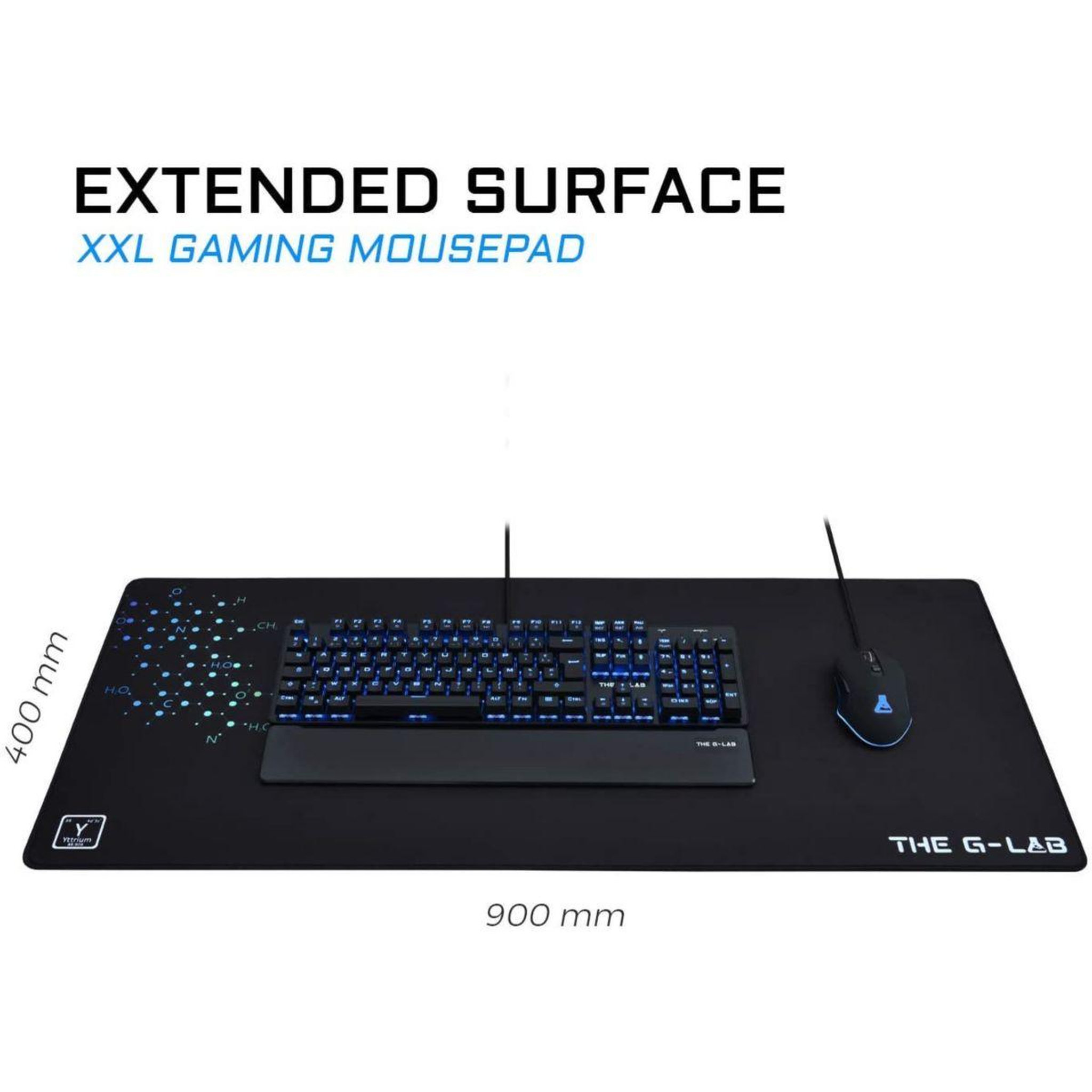 Voir la diapositive 3 : THE G-LAB Tapis de souris PAD YTTRIUM