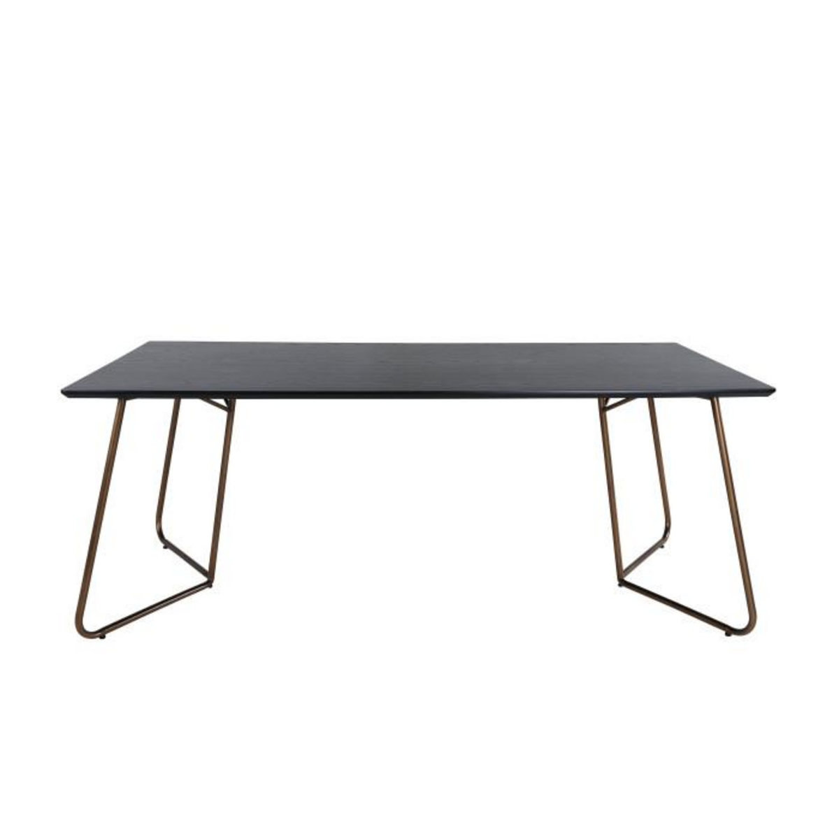 Paris Prix Table à Manger Design  Petra  190cm Noir & Cuivre