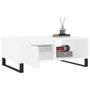 Voir la diapositive 4 : VIDAXL Table basse blanc 90x60x35 cm bois d'ingenierie