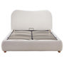 Voir la diapositive 1 : BEST MOBILIER Hugo - lit coffre - 160x200 cm - en tissu bouclette