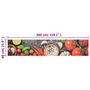 Voir la diapositive 5 : VIDAXL Tapis de cuisine lavable impression legumes 60x300 cm velours