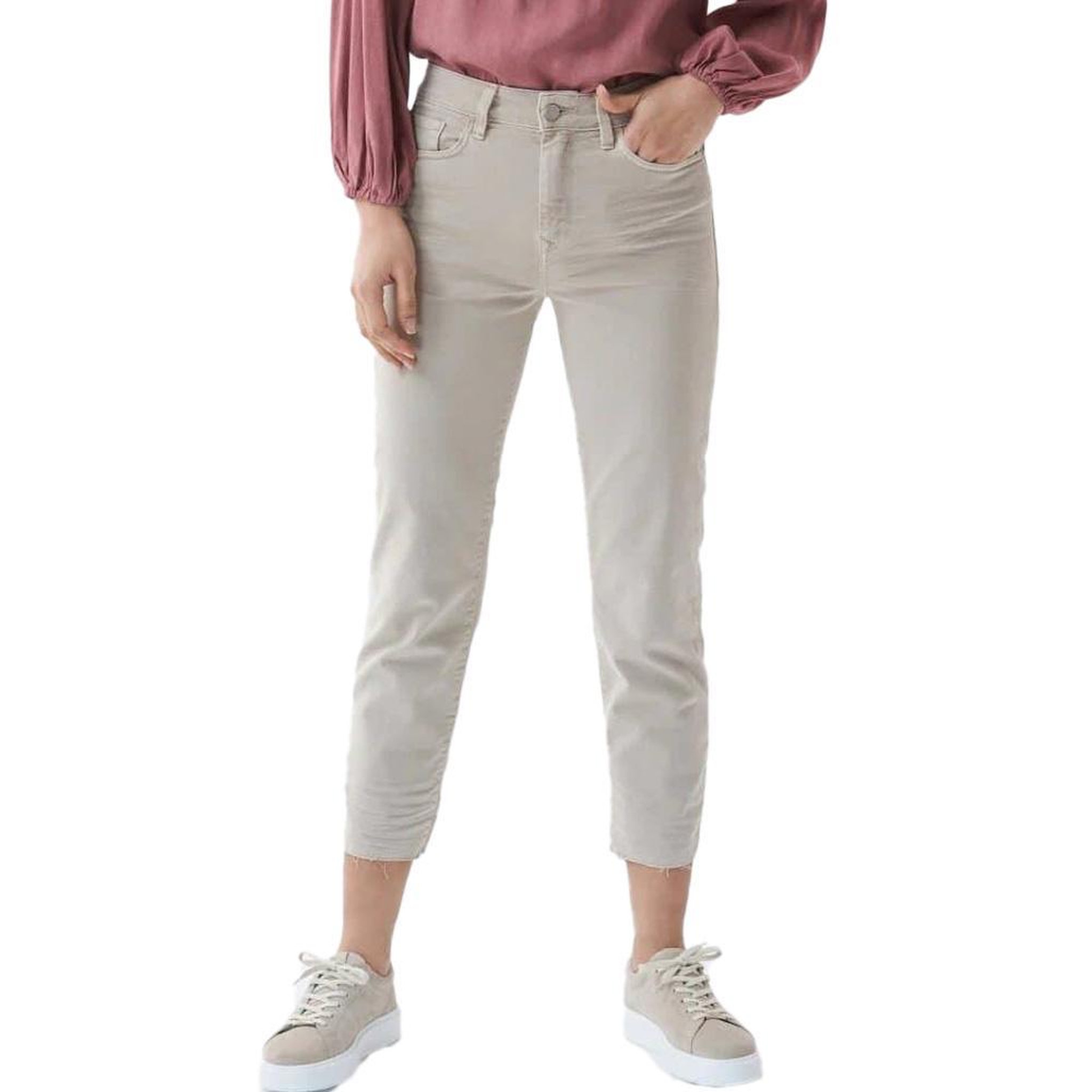 Salsa Jean Slim  Femme Salsa 125994. Coloris disponibles : Beige