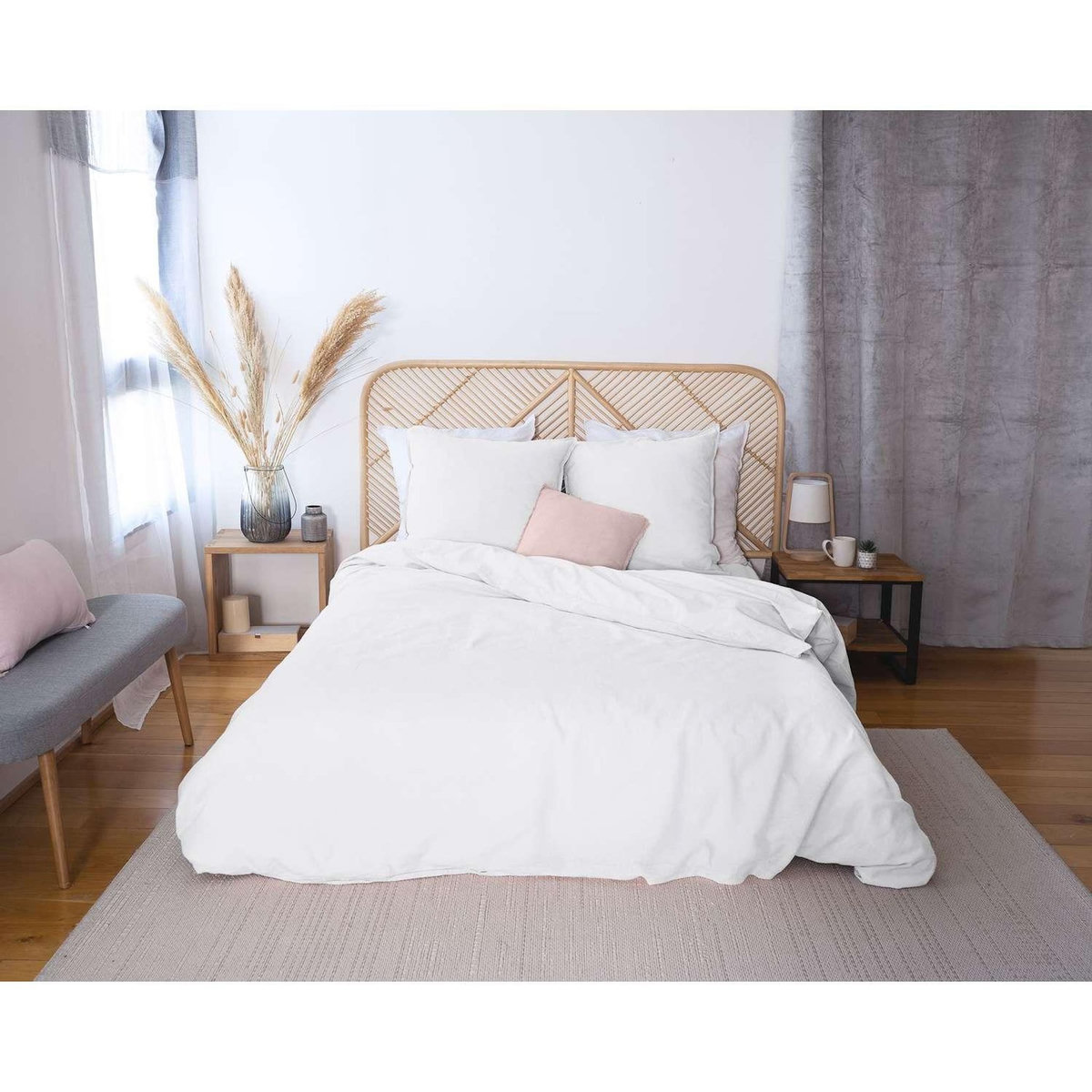 COTE DECO Parure de lit - Coton et Lin
