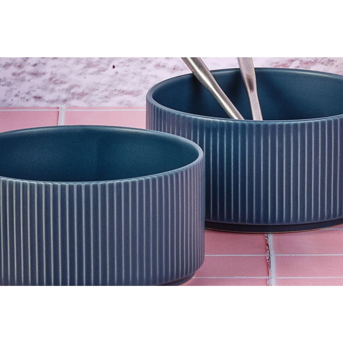 BJORN Bol SCANDI Ø12cm - 4 pièces - Marine