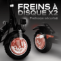 Voir la diapositive 2 : EZWAY Trottinette Électrique Adulte EZWAY EBOOST GO, Autonomie 50 Km, 25 Km/h, Pliable, Suspensions Avant et Arrière, Freins à Disque Double, Roues 10  Offroad