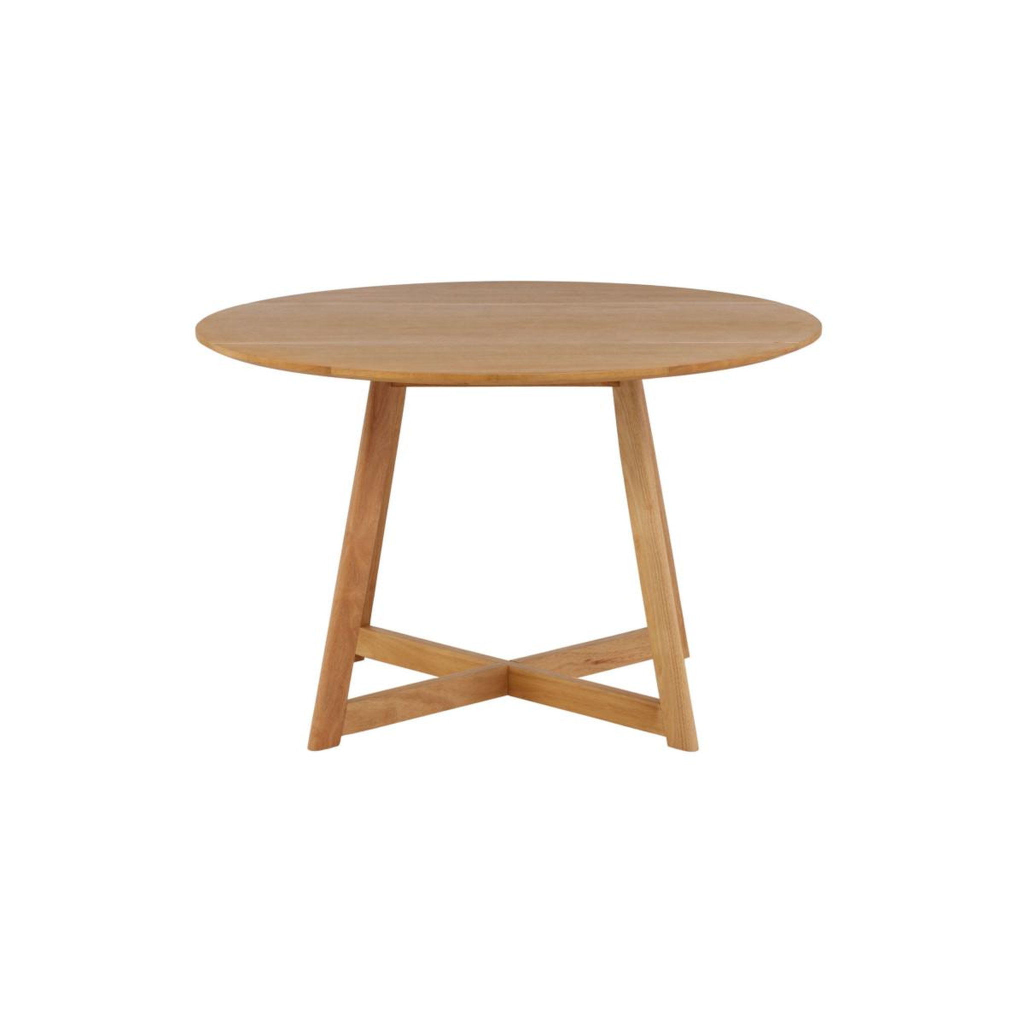 Voir la diapositive 2 : Paris Prix Table à manger ronde  yakidon  120cm marron