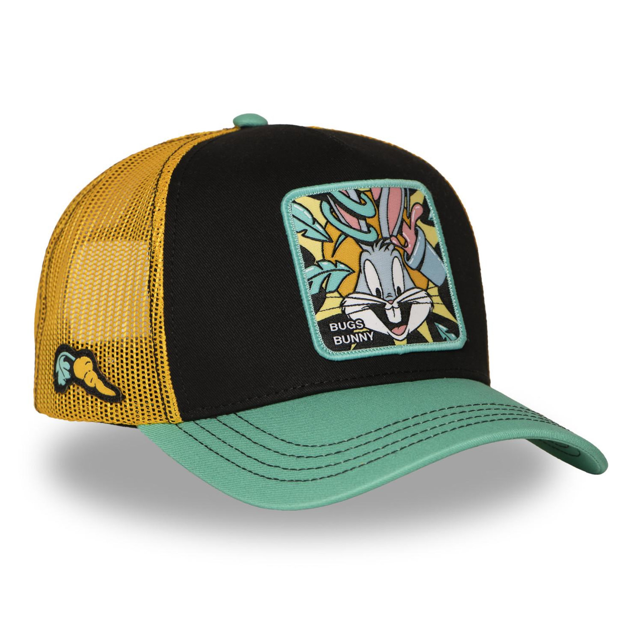 Voir la diapositive 4 : CAPSLAB Casquette Trucker avec filet Looney Tunes Bugs Bunny