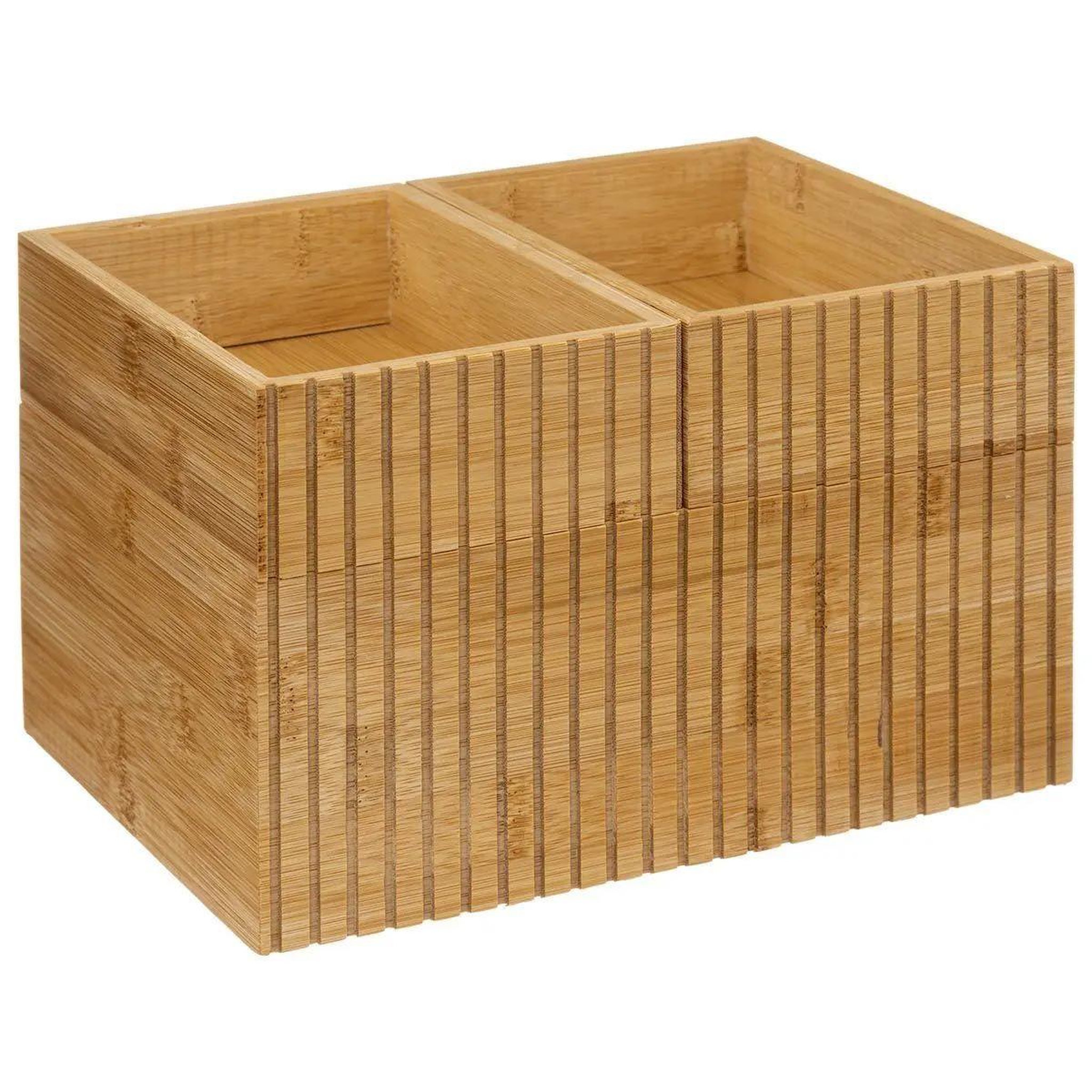FIVE Lot de 3 organiseurs  terre inconnue  23cm beige