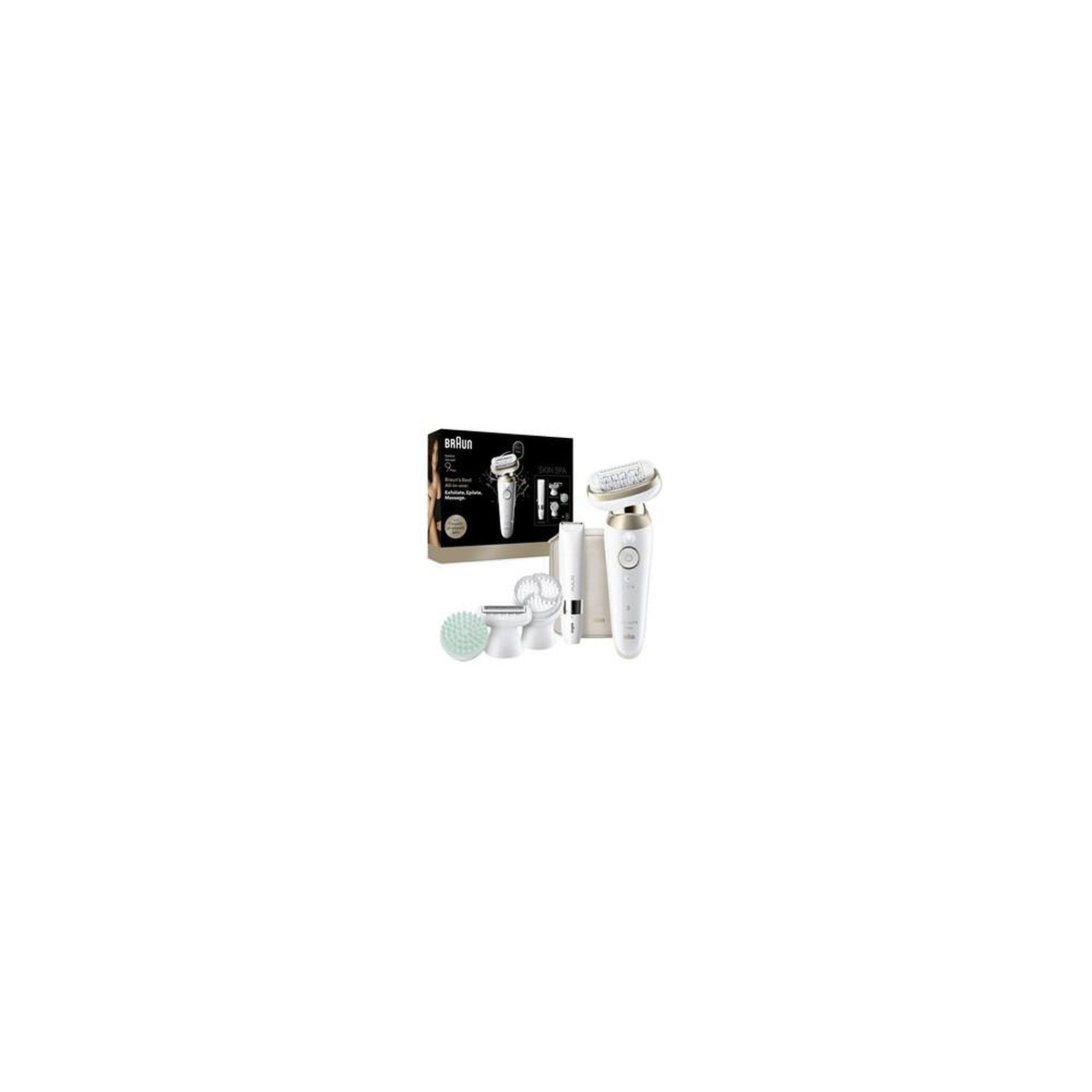 Voir la diapositive 6 : BRAUN Epilateur électrique Silk-épil SES 9-481 3D Flex Skin Spa