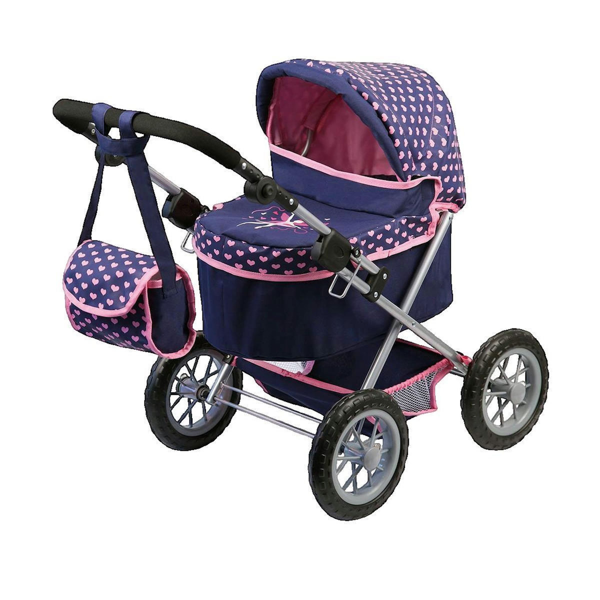 REIG Poussette pour poupées Reig Trendy Royal Special Version 45 cm Bleu Rose