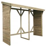 Habitat et Jardin Abri bûches - 2.5 m² - 2.78 x 0.90 x 1.85 m- 5 Stères