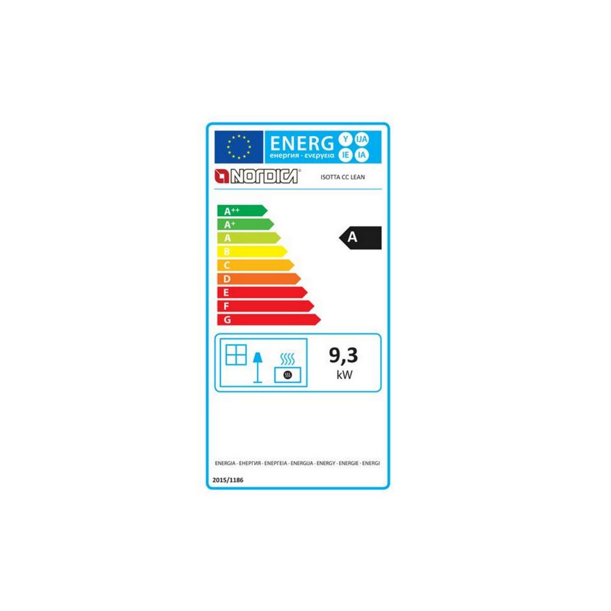 Voir la diapositive 2 : NORDICA EXTRAFLAME Poêle à bois fonte 4.9kw noir antracite - isottacclean