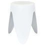 Voir la diapositive 4 : The Home Deco Factory Tabouret d'appoint empilable Emma - Blanc