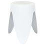 Voir la diapositive 4 : The Home Deco Factory Tabouret d'appoint empilable Emma - Blanc