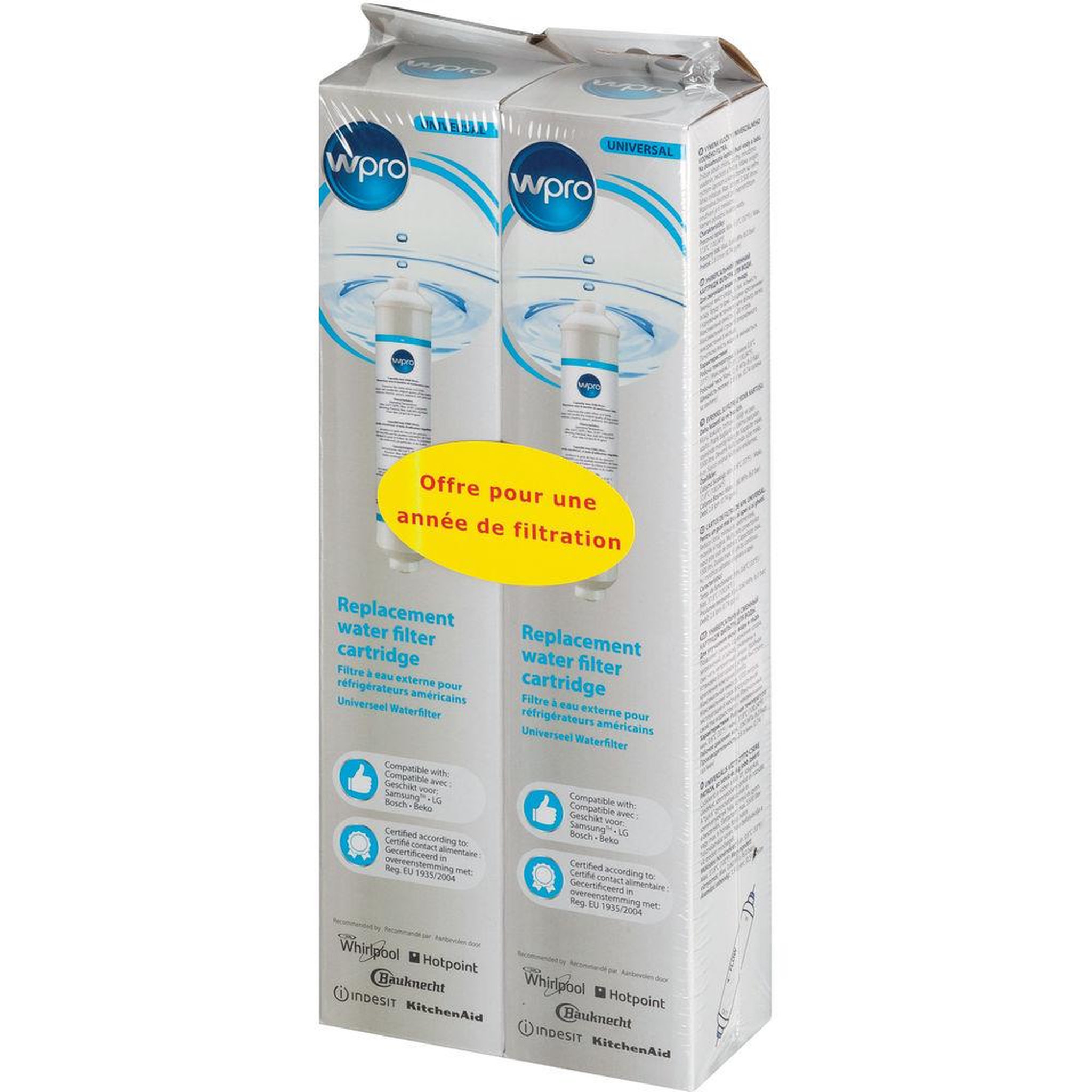 WPRO Filtre à eau pour réfrigérateur américain - sms200