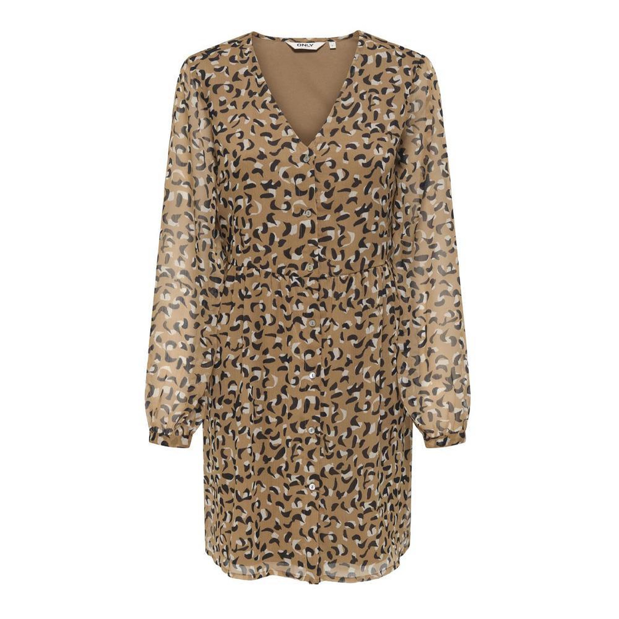 Only Robe /Orange Femme Only Button. Coloris disponibles : Beige