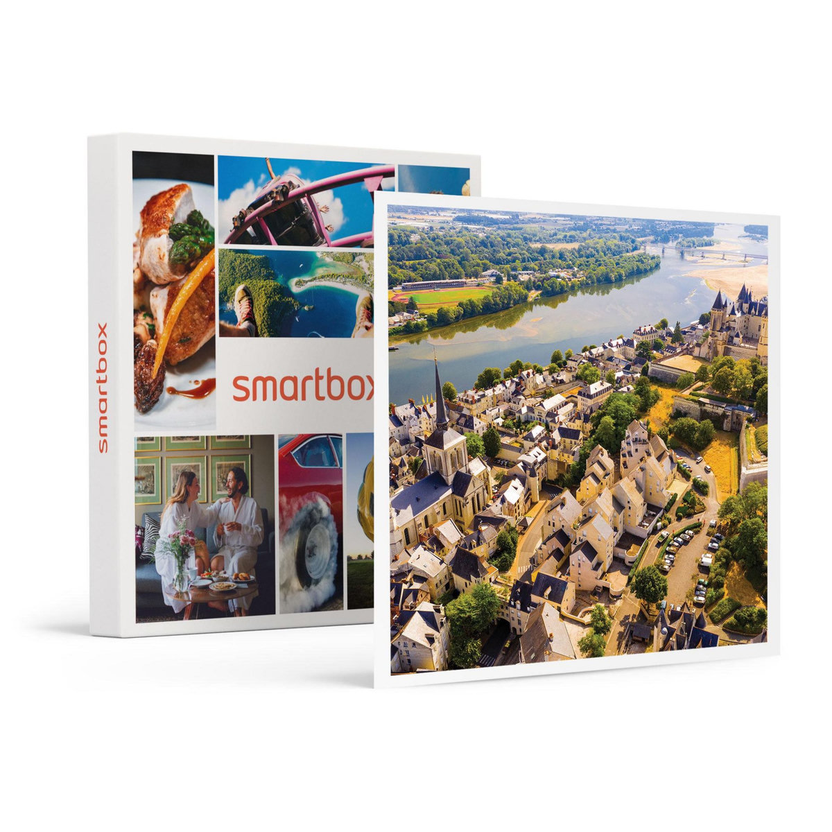 Smartbox Vol en montgolfière pour 2 personnes au-dessus de Saumur - Coffret Cadeau Sport & Aventure
