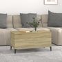 Voir la diapositive 3 : VIDAXL Table basse Chene sonoma 90x44,5x45 cm Bois d'ingenierie