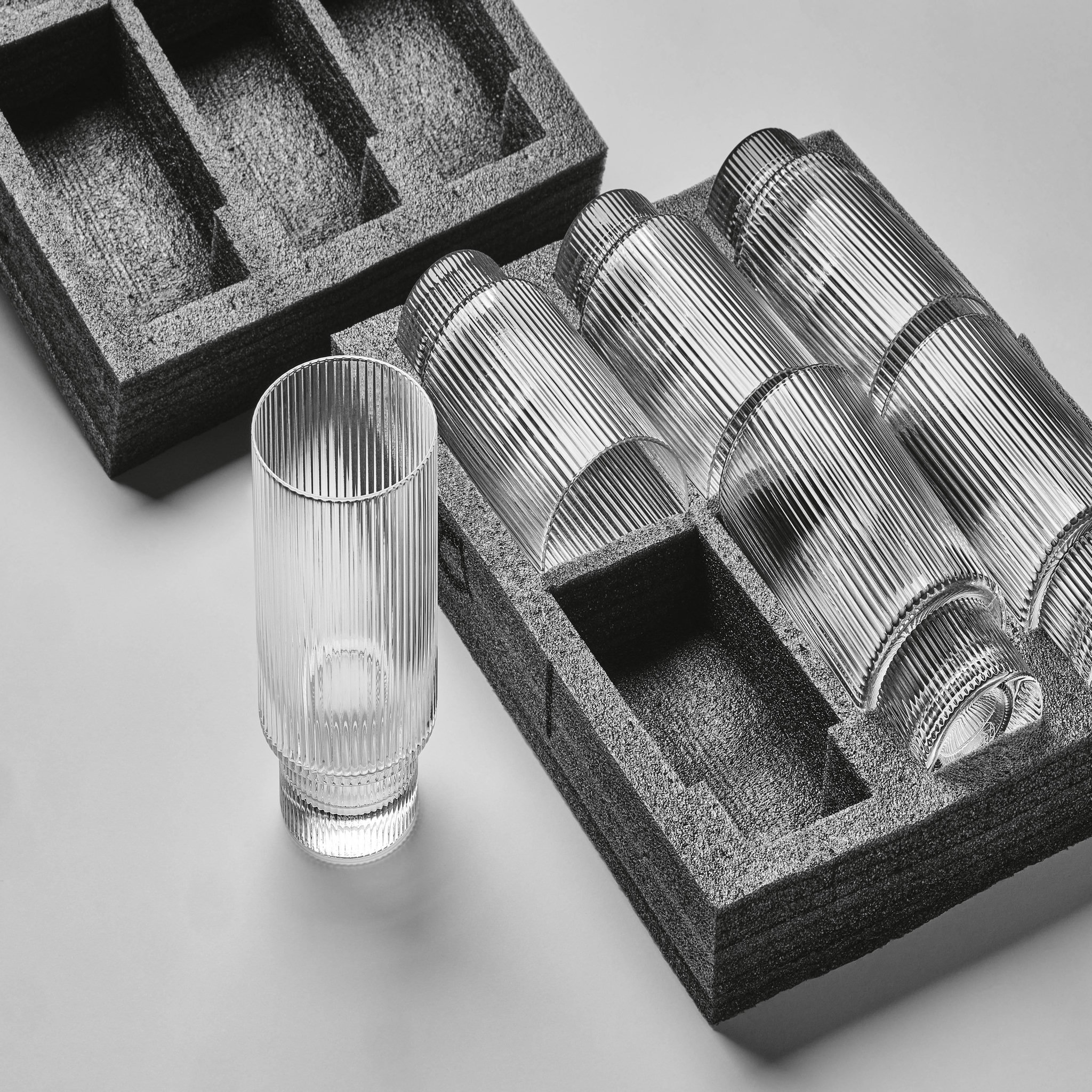 Voir la diapositive 6 : BJORN Gobelet 38cl linje - 6 pièces