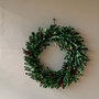 Voir la diapositive 3 : Paris Prix Couronne de Noël  Emerald  40cm Vert Foncé