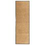 Voir la diapositive 1 : VIDAXL Paillasson lavable Creme 60x180 cm