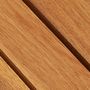 Voir la diapositive 5 : VIDAXL Tuiles de terrasse modele vertical 30 x 30 cm acacia 20 pcs