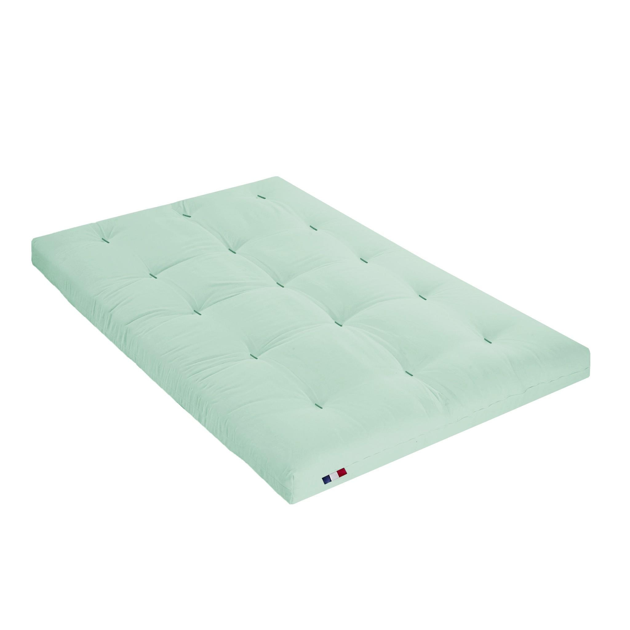 Voir la diapositive 1 : IDLITERIE Matelas futon coton et fibres recyclés, fabriqué en France