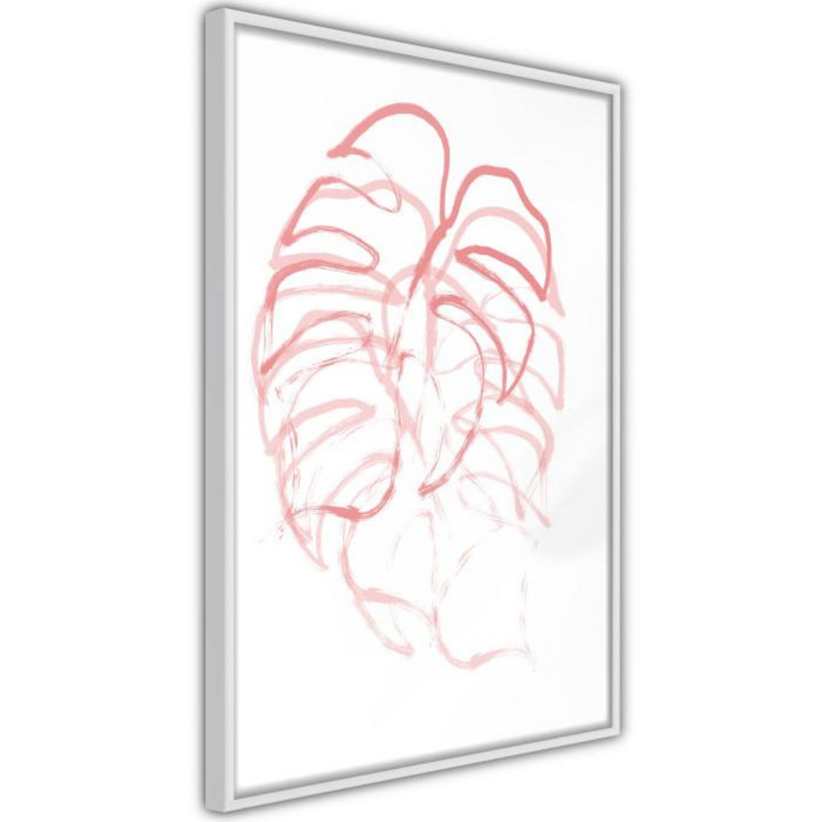 Paris Prix Affiche Murale Encadrée  Red Leaf